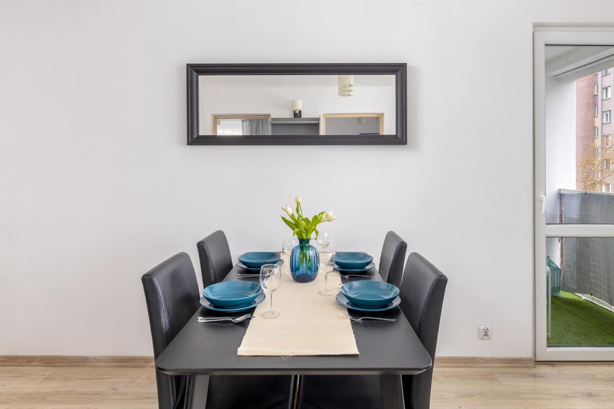 Apartment With Balcony Near Bulwary Wislane Wwa67 Warschau Buitenkant foto